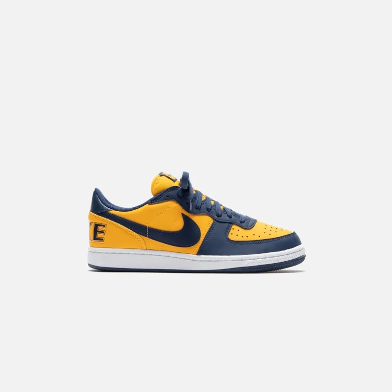Nike Terminator Low - University Gold / Navy / White sold by Kith