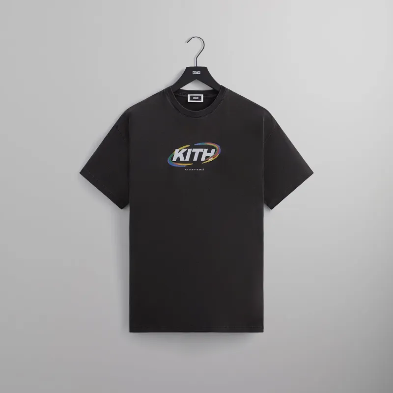 ☆ KITH Spiral vintage tee グラフィックTシャツ ☆ Kith スパイラル ヴィンテージ Tシャツ ブラック メンズ - SS23 - JP