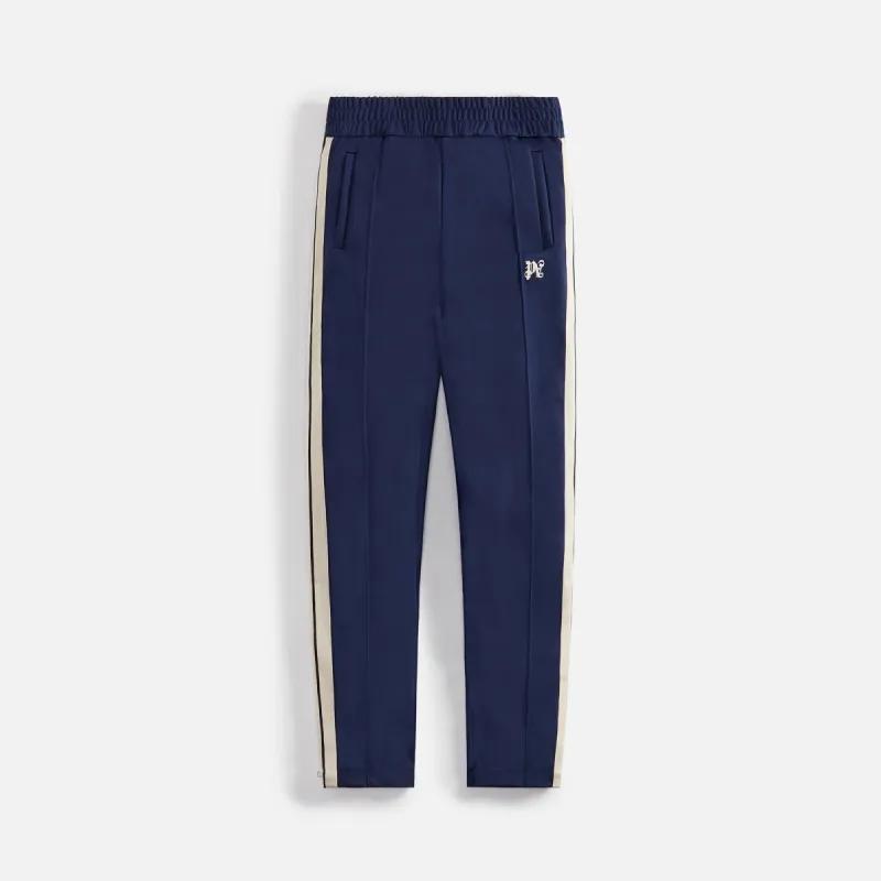 Palm Angels Monogram Track Pants - Navy Blue sold by Kith