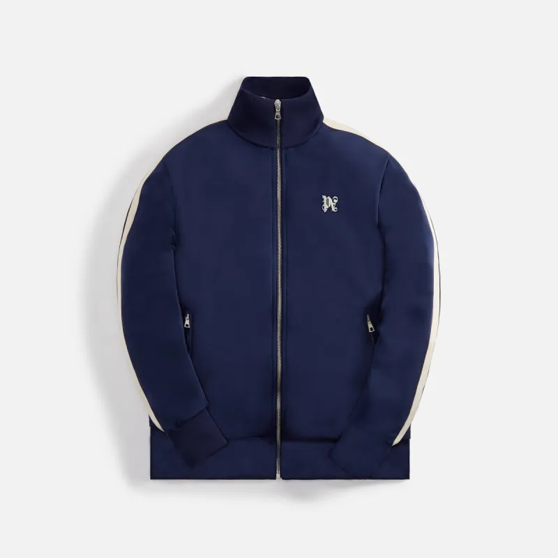 Palm Angels Monogram Classic Track Jacket - Navy Blue sold by Kith