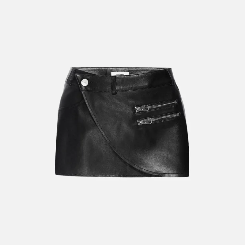 Miaou Hunter Skirt - Black sold by Kith