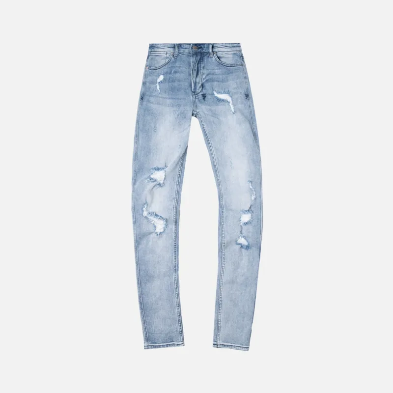 Ksubi Van Winkle Trashed Dreams Denim - Light Blue made by Kith