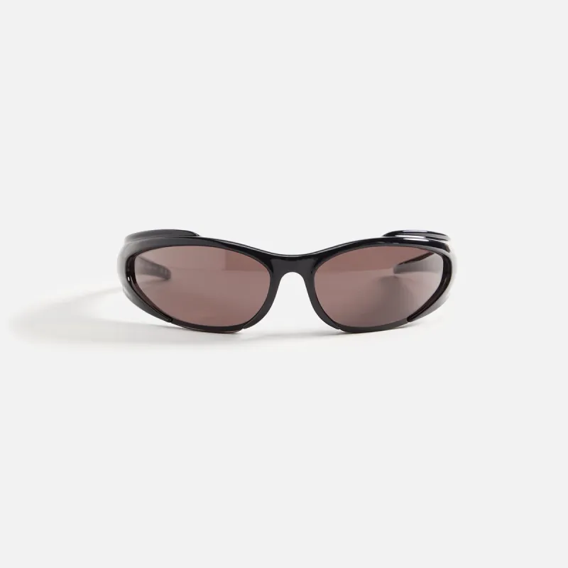Balenciaga Geometric Sunglasses - Black / Grey made by Balenciaga
