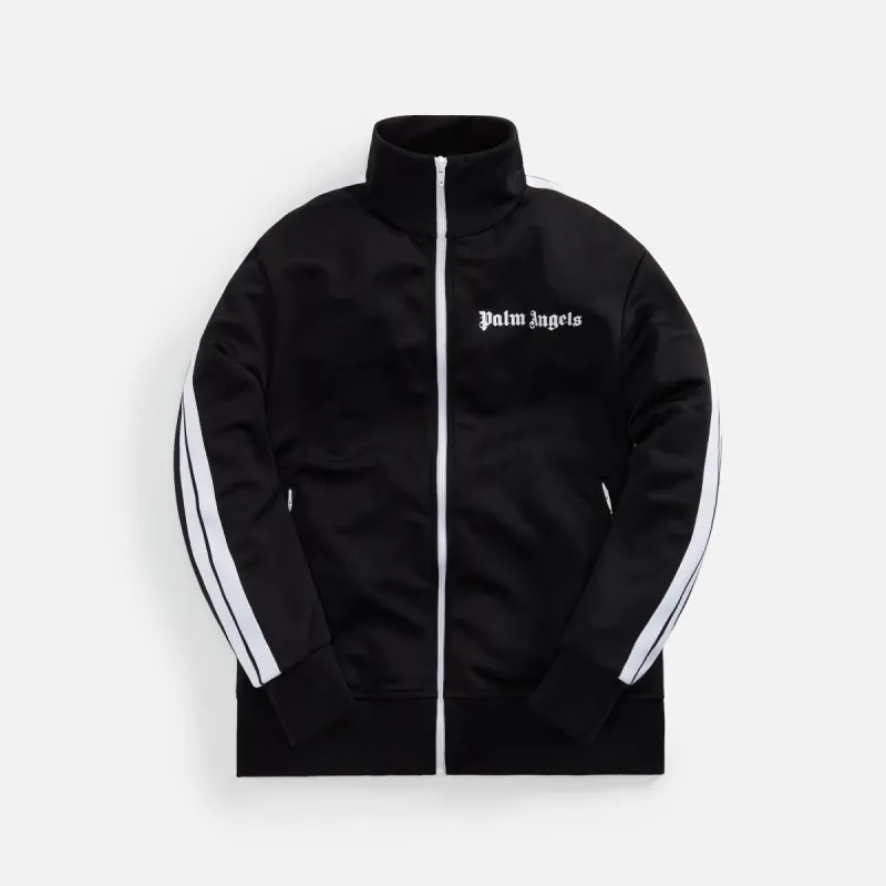 Palm Angels Classic Track Jacket - Black / White sold by Kith