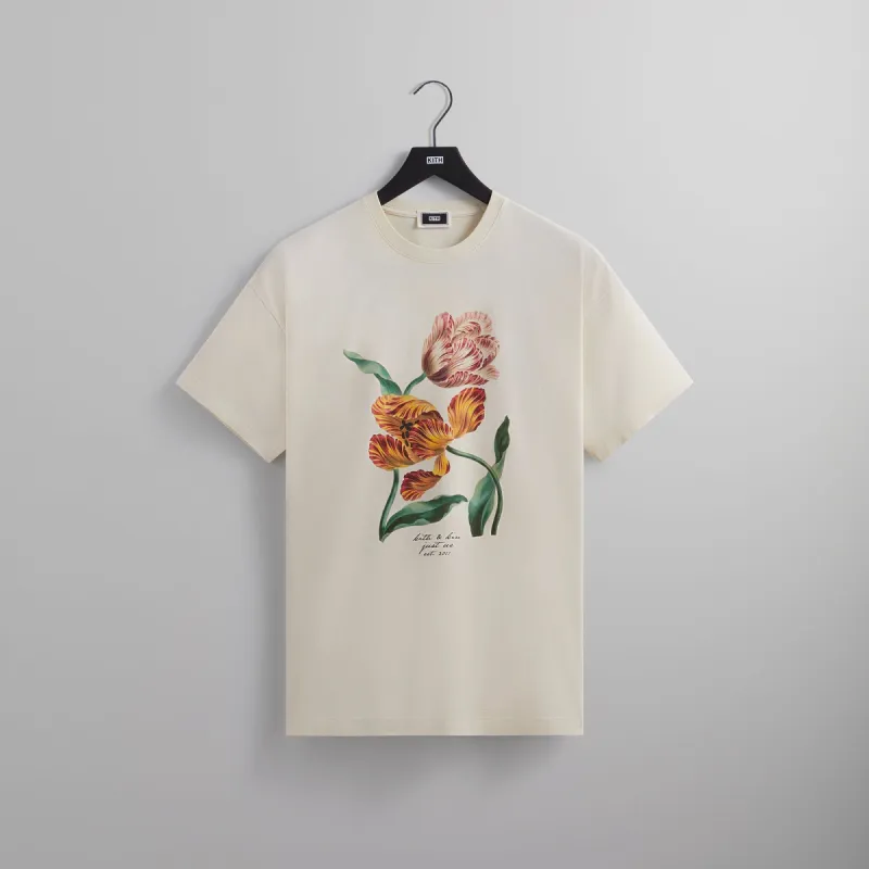 Kith Tulip Vintage Tee - Sandrift sold by Kith