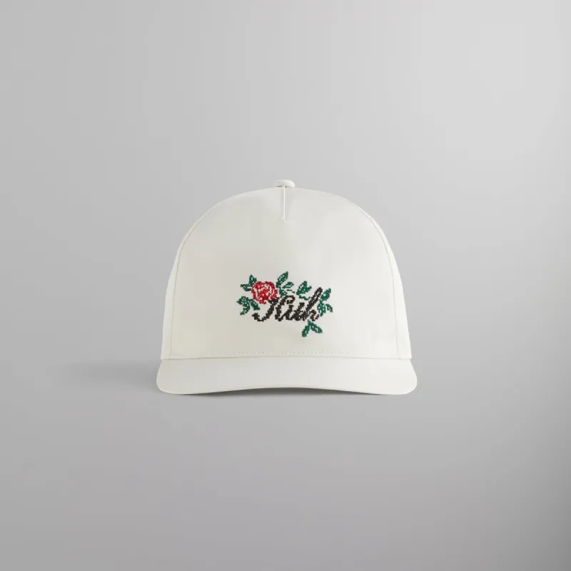 Kith Needlepoint Roses Snapback - Sandrift sold by Kith