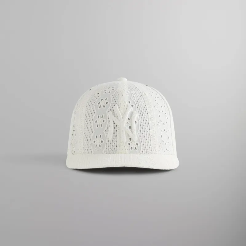 Kith Yankees Cotton Eyelet 59FIFTY Low Profile - Sandrift made by Kith