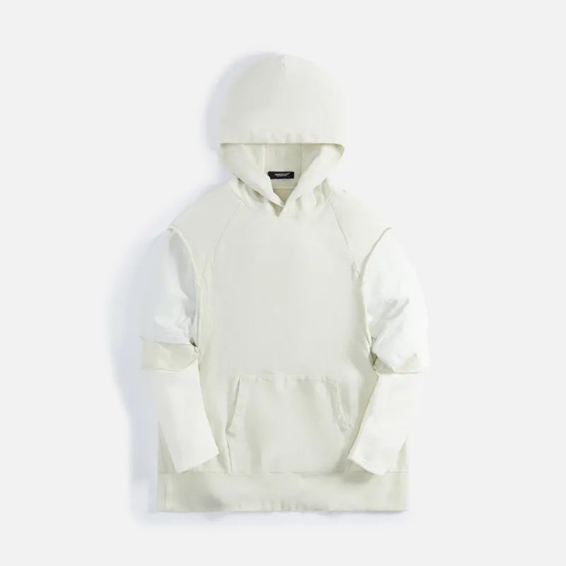 Undercover Layered Hoody - Ivory sold by Kith