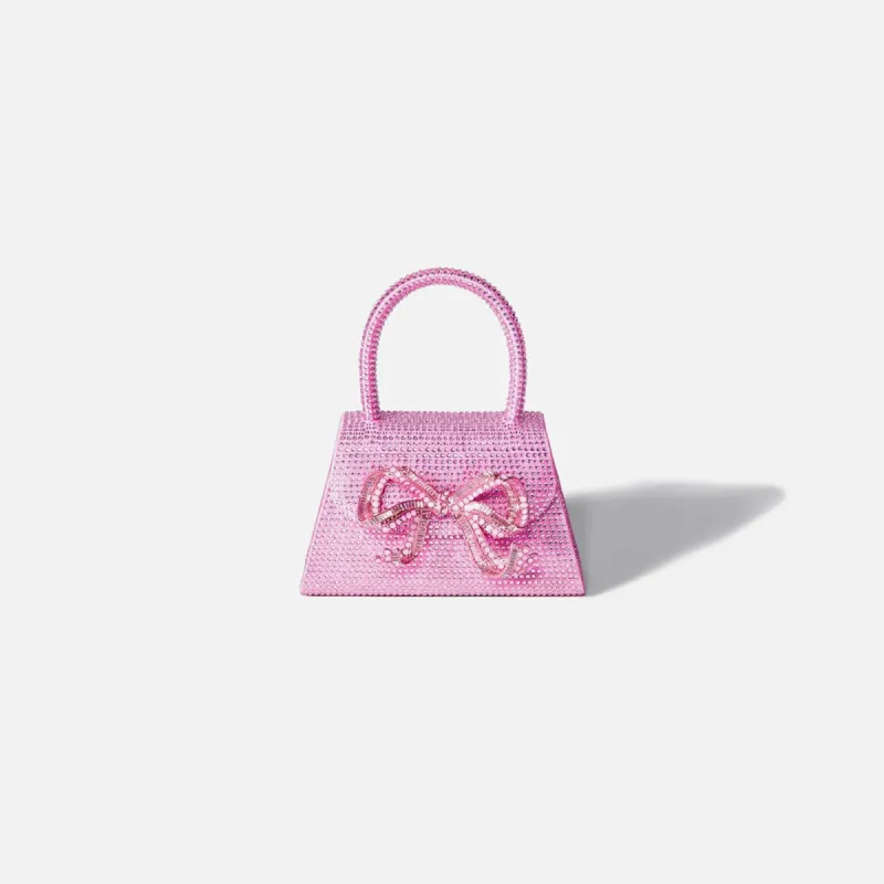 Self-Portrait Diamonte Capri Micro Bag - Pink made by Self-Portrait