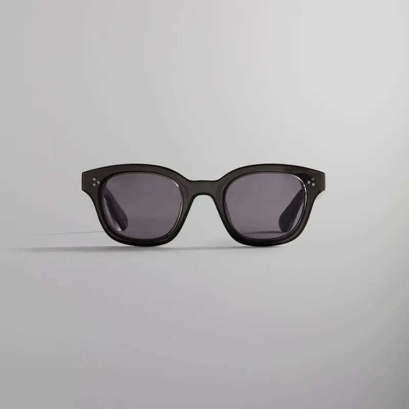 Kith for Garrett Leight CO Gibson Sunglasses - Noir sold by Kith
