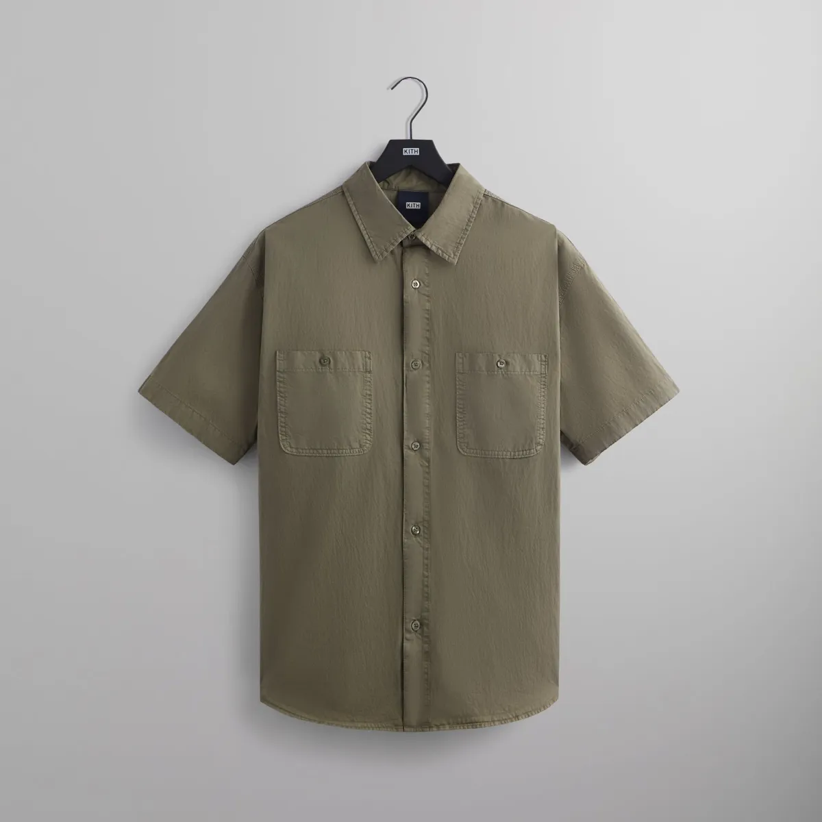 Kith Washed Cotton Apollo Shirt - Dock | Parallel