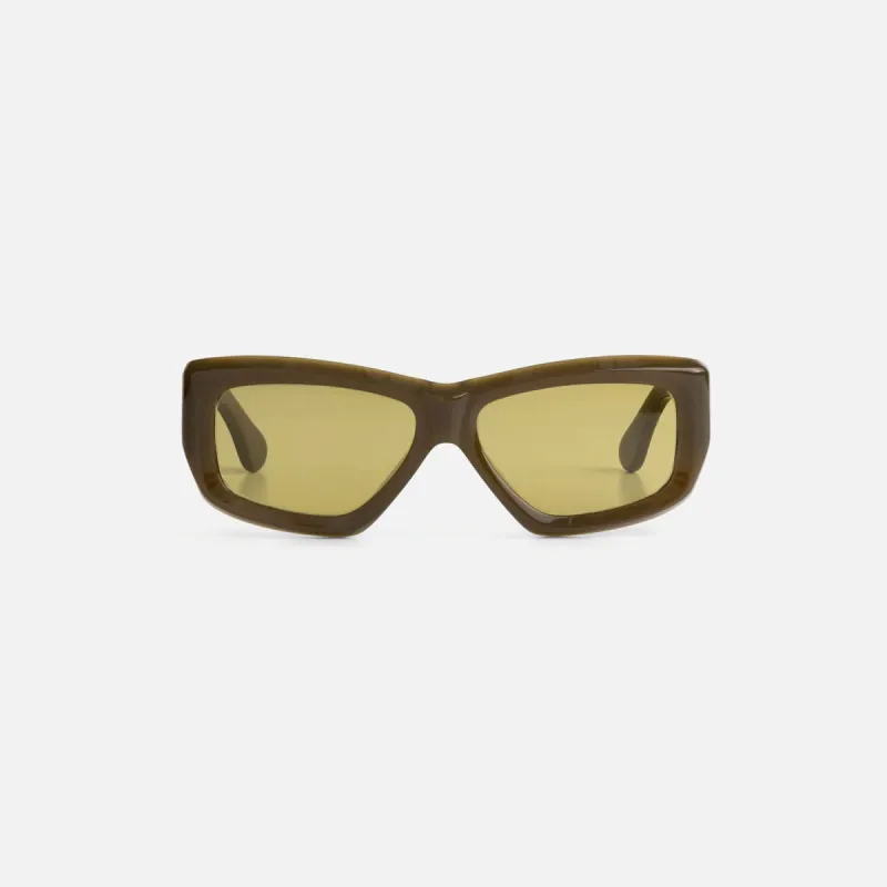 Port Tanger Kasawara - Zaytun Acetate / Warm Olive Lens sold by Kith