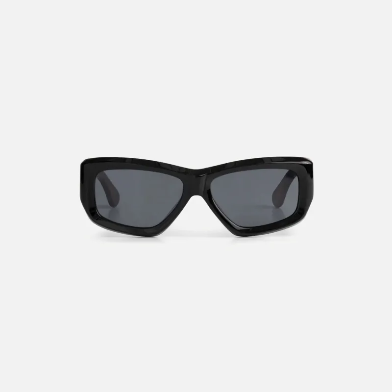 Port Tanger Kasawara - Black Acetate / Black Lens sold by Kith