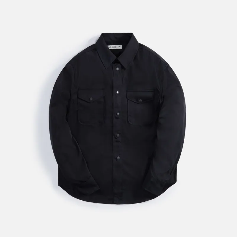 Our Legacy Parade Shirt - Black sold by Kith