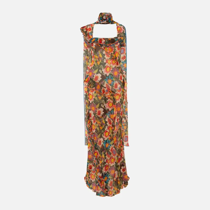 Siedres Monica Maxi Dress - Multi sold by Kith