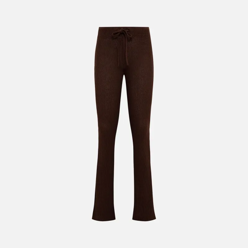 Siedres Flo Knit Pants - Brown sold by Kith