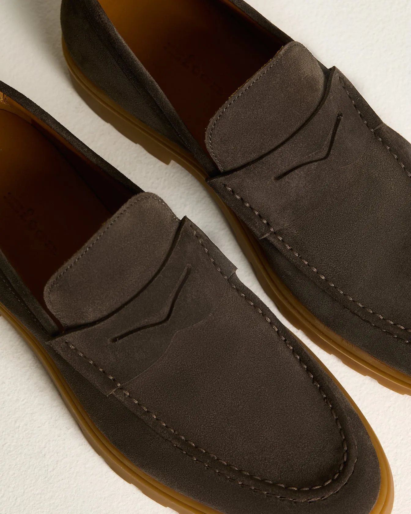 LOAFER IN SUEDE CALFSKIN BROWN sold by Kiton product image thumbnail 3