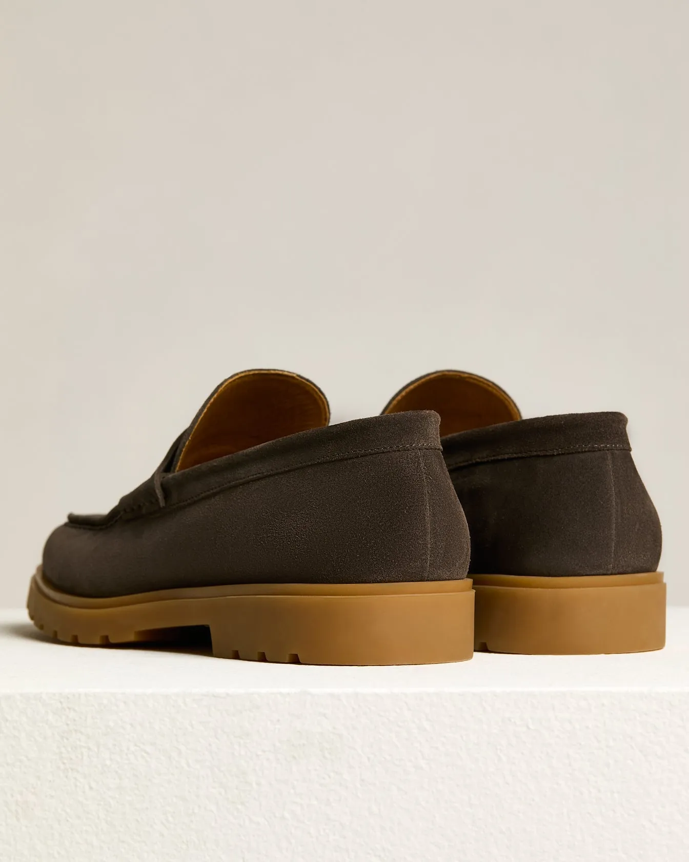 LOAFER IN SUEDE CALFSKIN BROWN sold by Kiton product image thumbnail 4