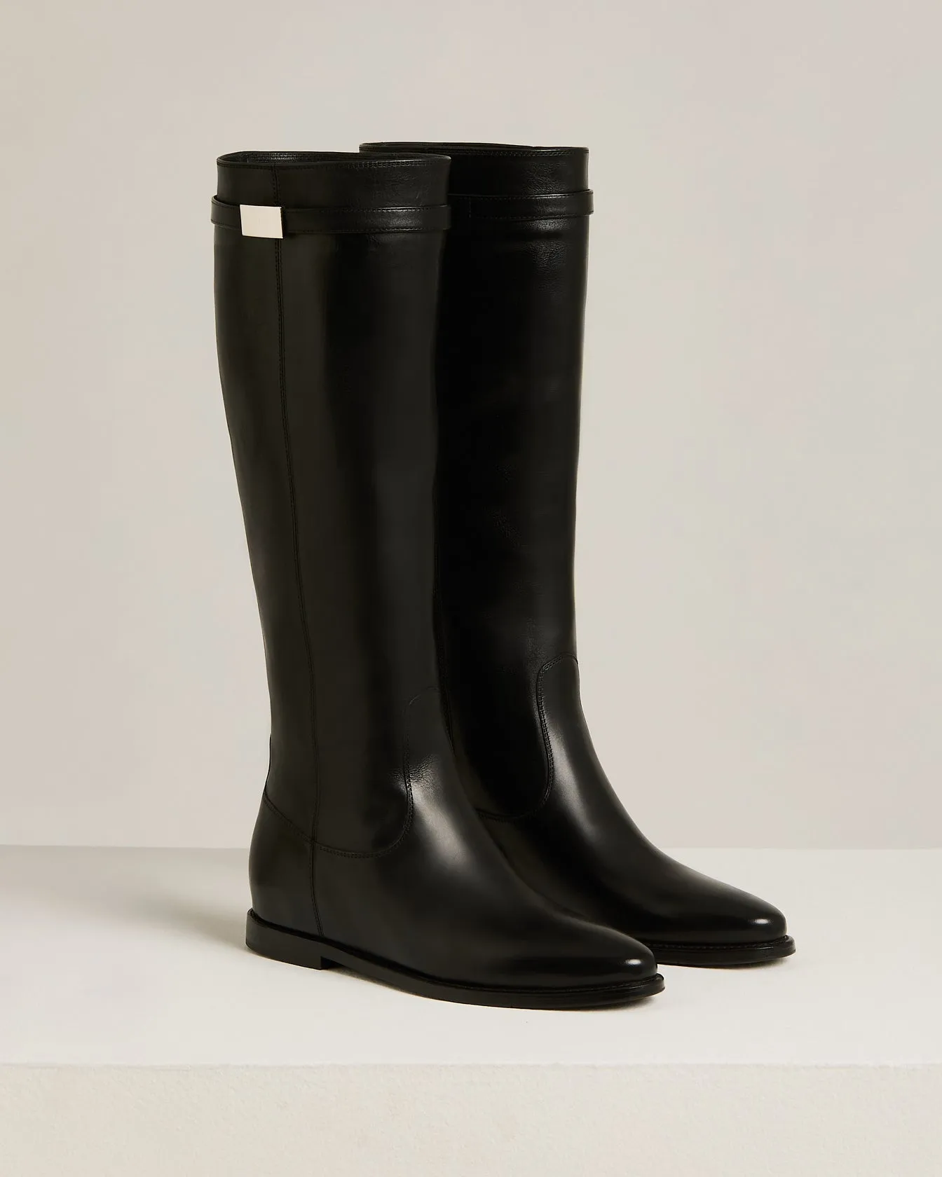 BLACK CALFSKIN BOOTS sold by Kiton product image thumbnail 2