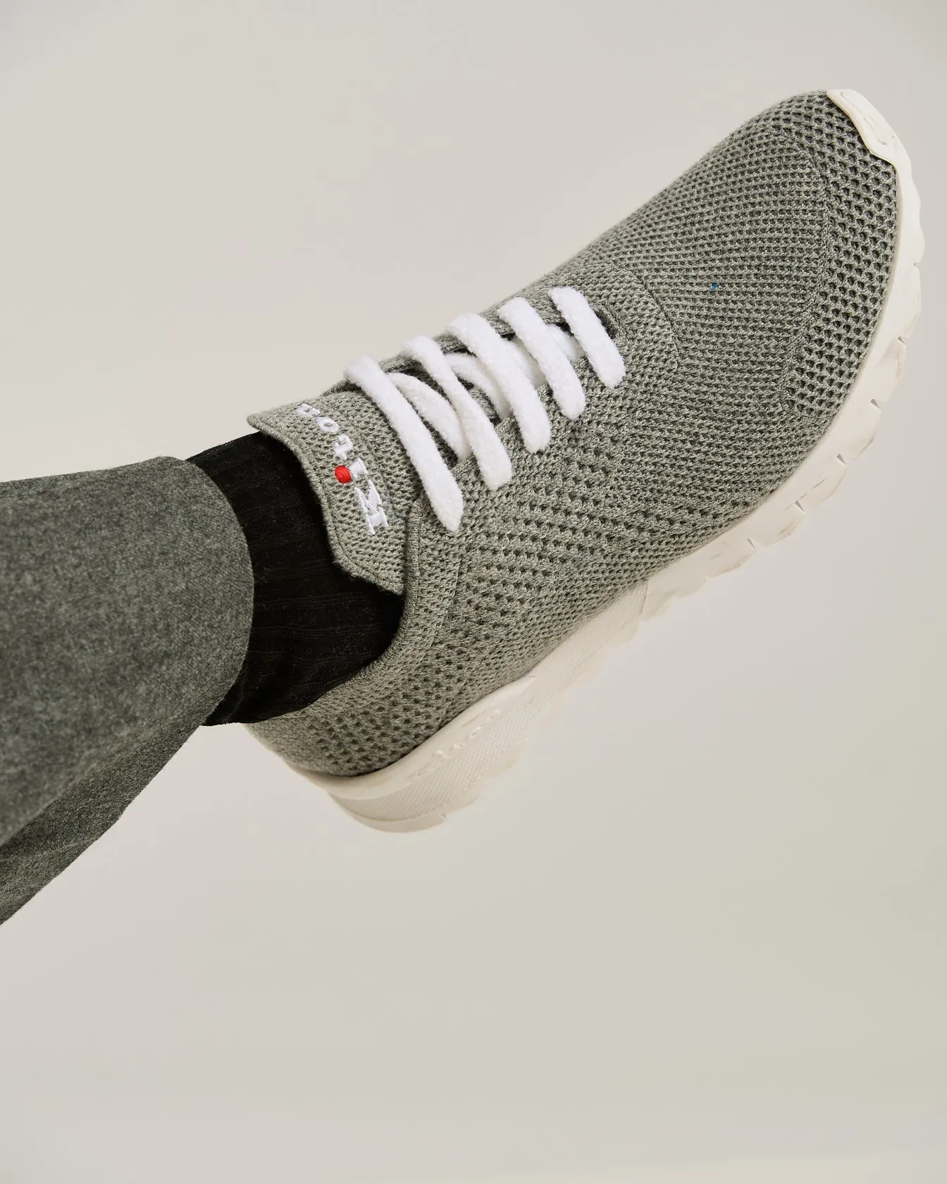 FIT GRAY CASHMERE SNEAKERS sold by Kiton product image thumbnail 4