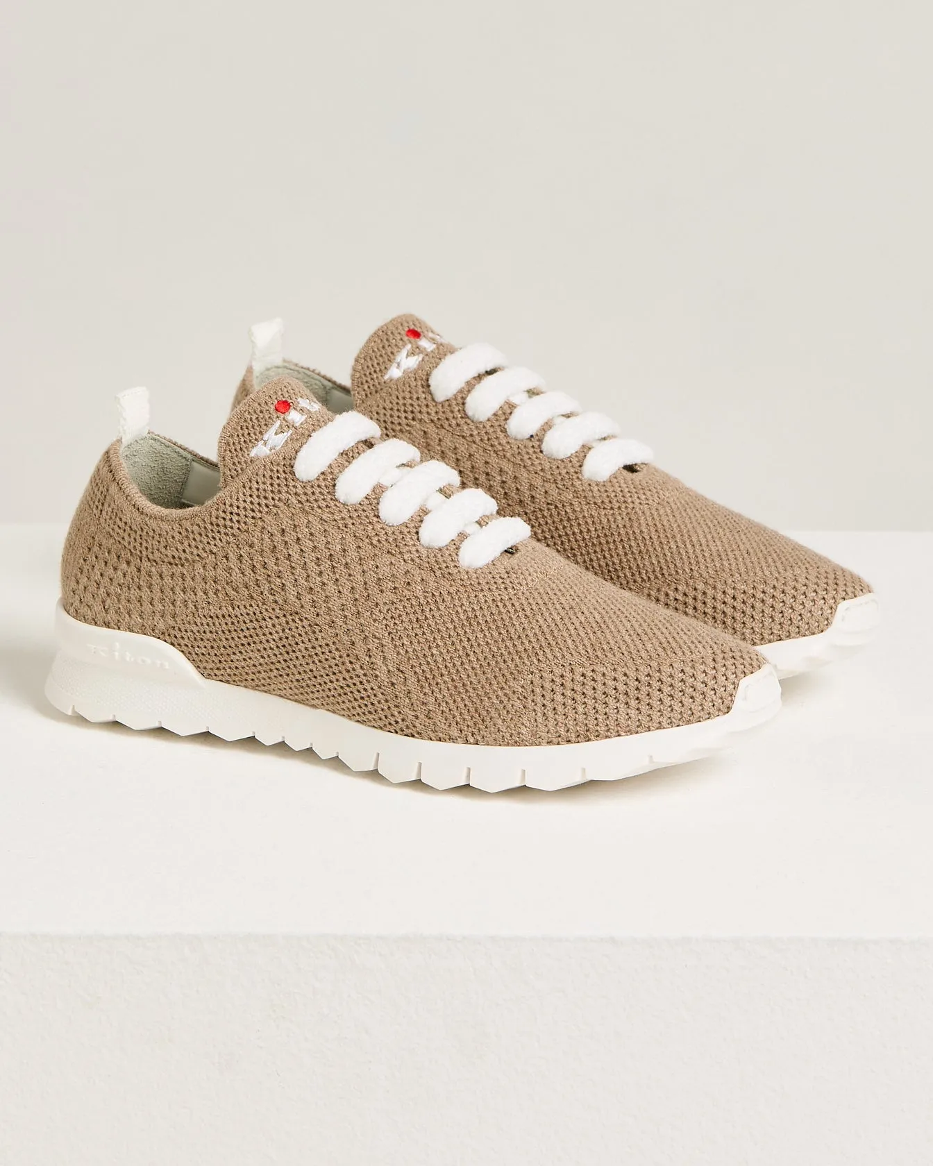FIT BEIGE CASHMERE SNEAKERS sold by Kiton product image thumbnail 2