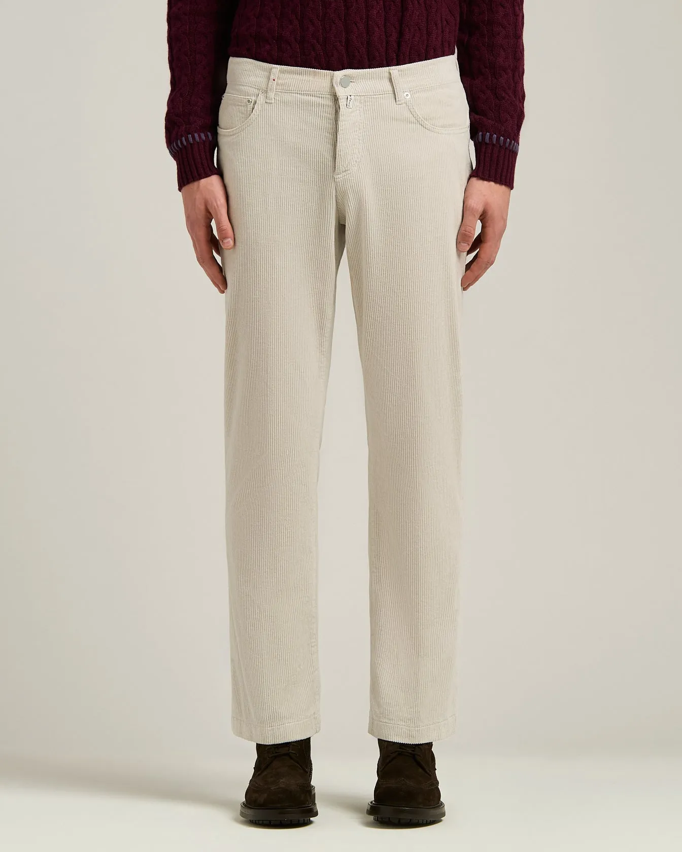FIVE-POCKET CORDUROY TROUSERS sold by Kiton product image thumbnail 2