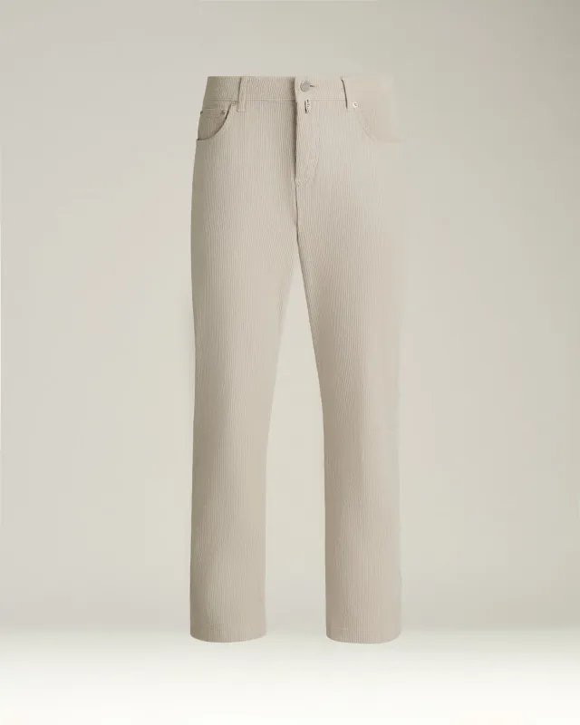 FIVE-POCKET CORDUROY TROUSERS sold by Kiton