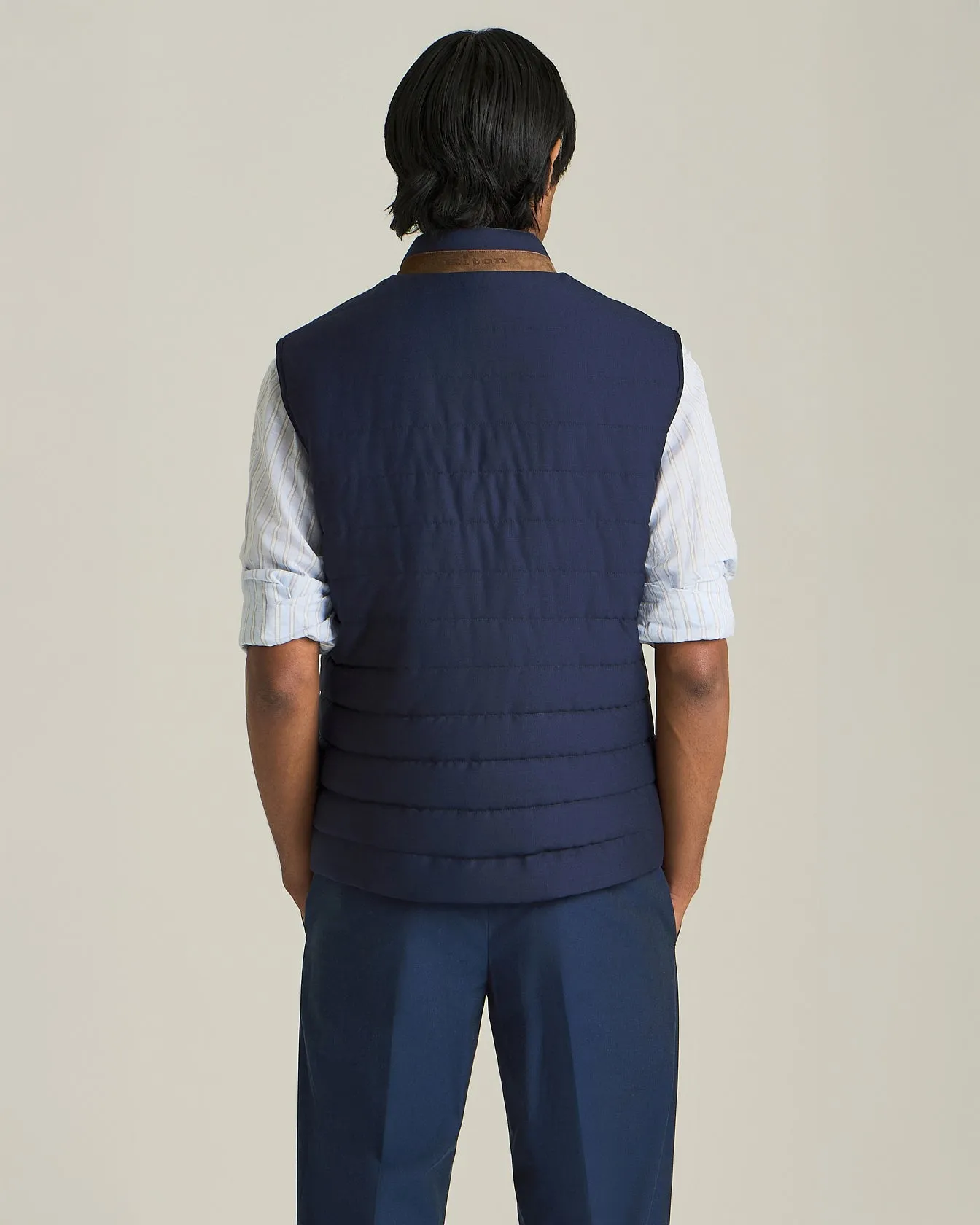COOL WOOL SLEEVELESS DOWN JACKET sold by Kiton product image thumbnail 3