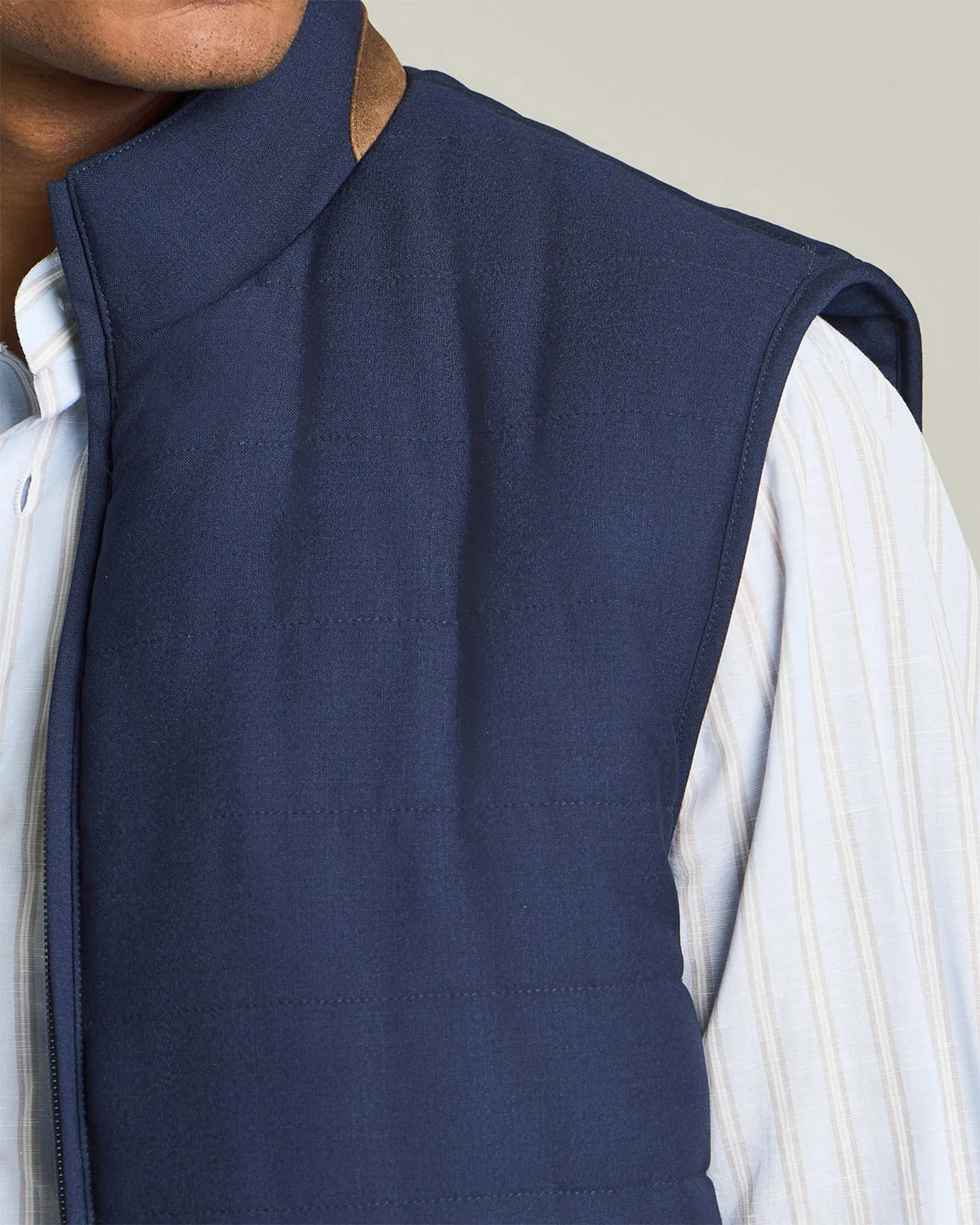 COOL WOOL SLEEVELESS DOWN JACKET sold by Kiton product image thumbnail 4