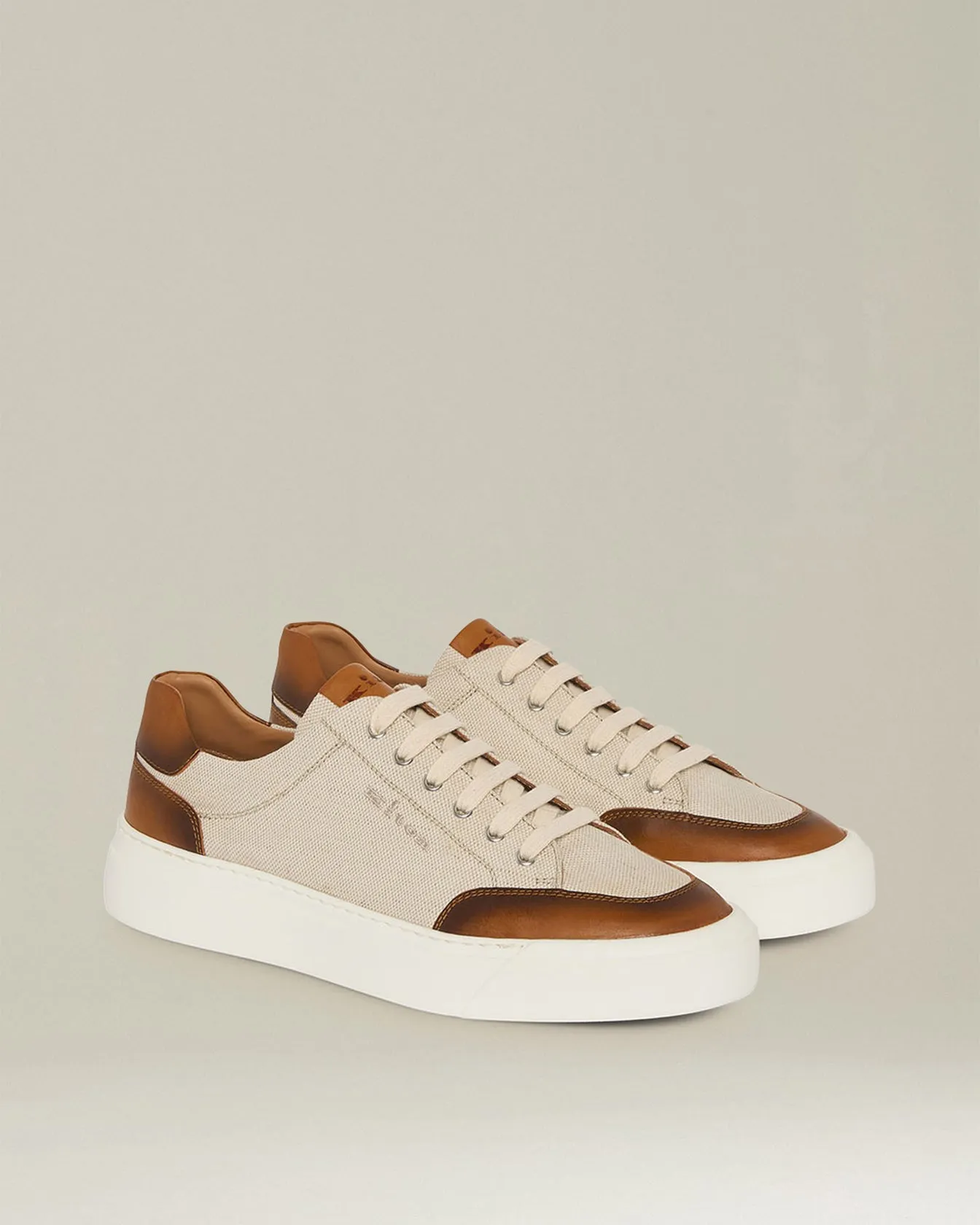 URBAN SNEAKERS WITH LEATHER INSERTS sold by Kiton product image thumbnail 5