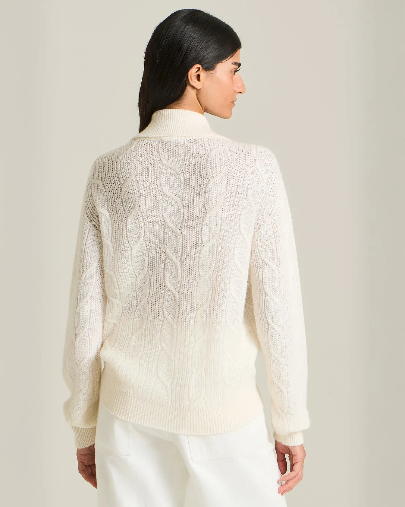 CASHMERE, SILK AND VISCOSE KNIT BOMBER JACKET sold by Kiton product image thumbnail 3