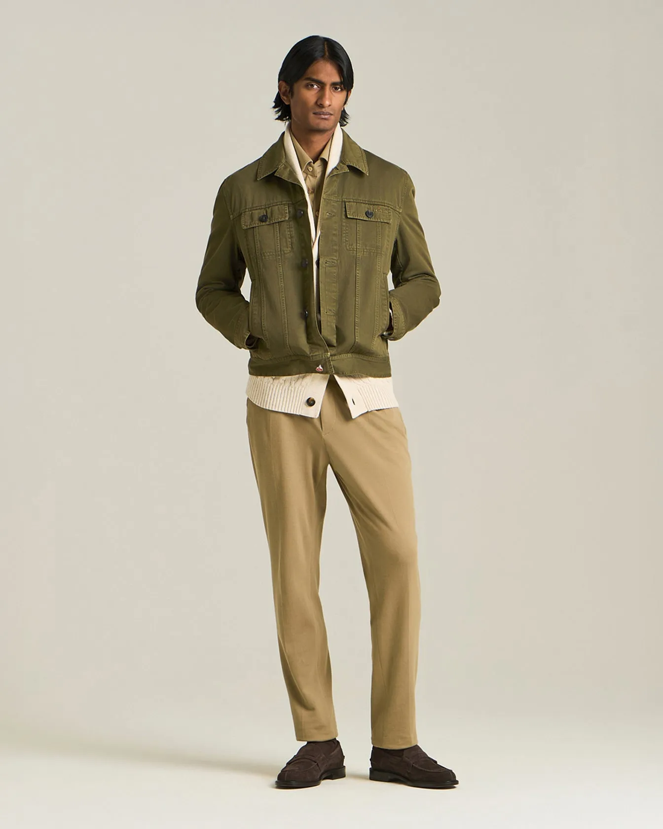 ORGANIC COTTON DENIM JACKET sold by Kiton product image thumbnail 5