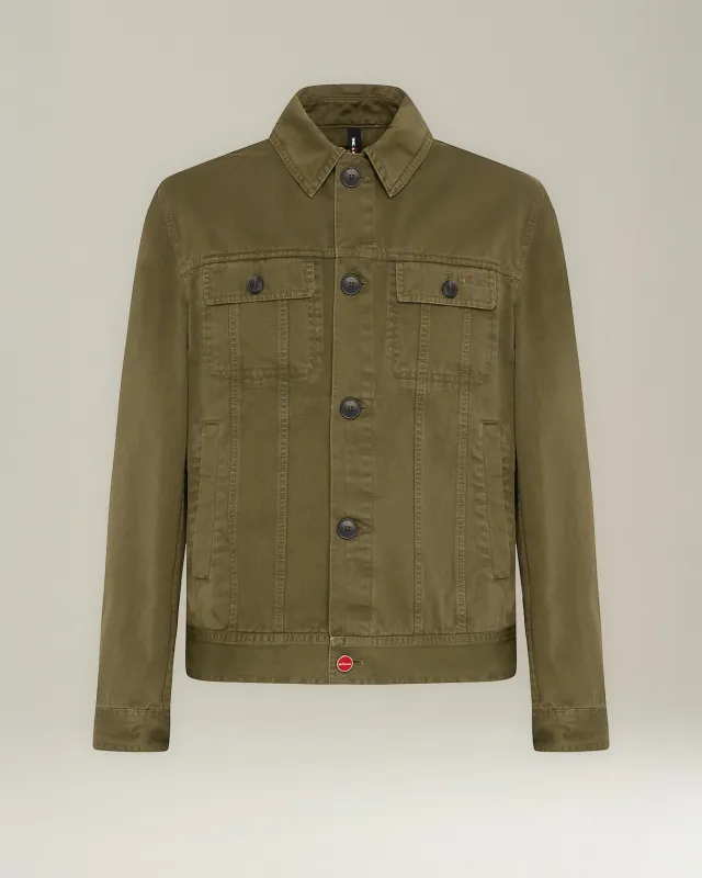 ORGANIC COTTON DENIM JACKET made by Kiton