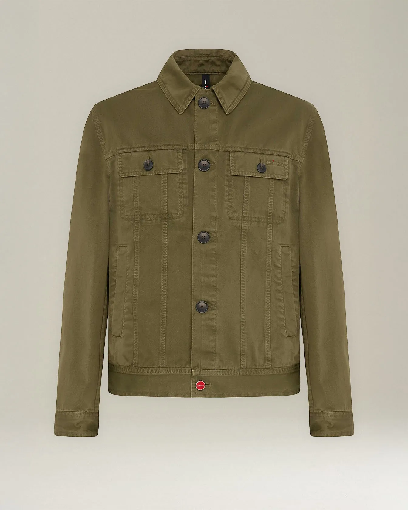 ORGANIC COTTON DENIM JACKET sold by Kiton