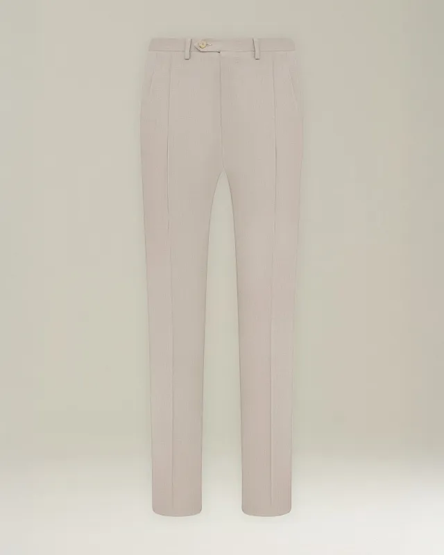 TIMELESS COTTON BLEND TROUSERS sold by Kiton
