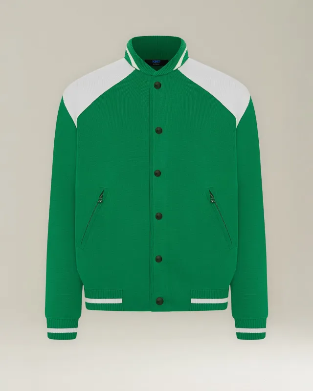 KNT COTTON VARSITY JACKET - TENNIS CAPSULE COLLECTION sold by Kiton