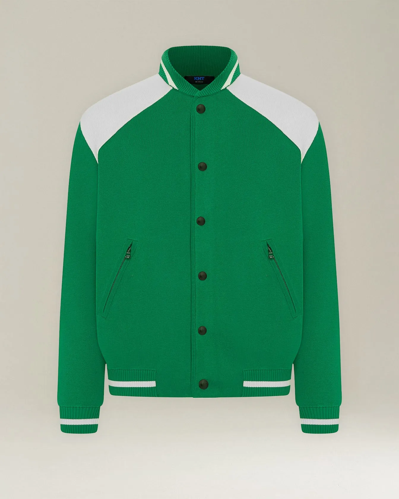KNT COTTON VARSITY JACKET - TENNIS CAPSULE COLLECTION sold by Kiton