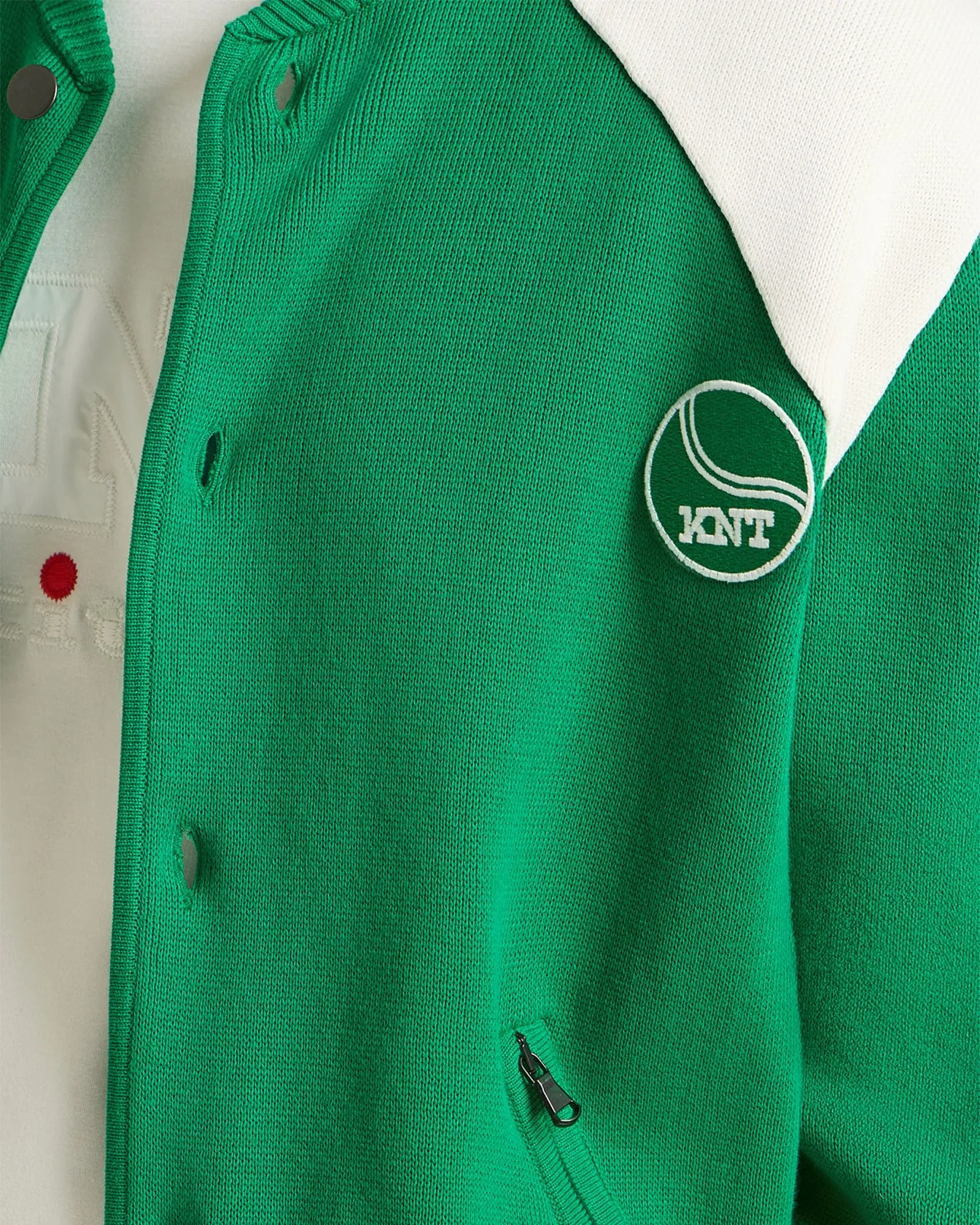 KNT COTTON VARSITY JACKET - TENNIS CAPSULE COLLECTION sold by Kiton product image thumbnail 4