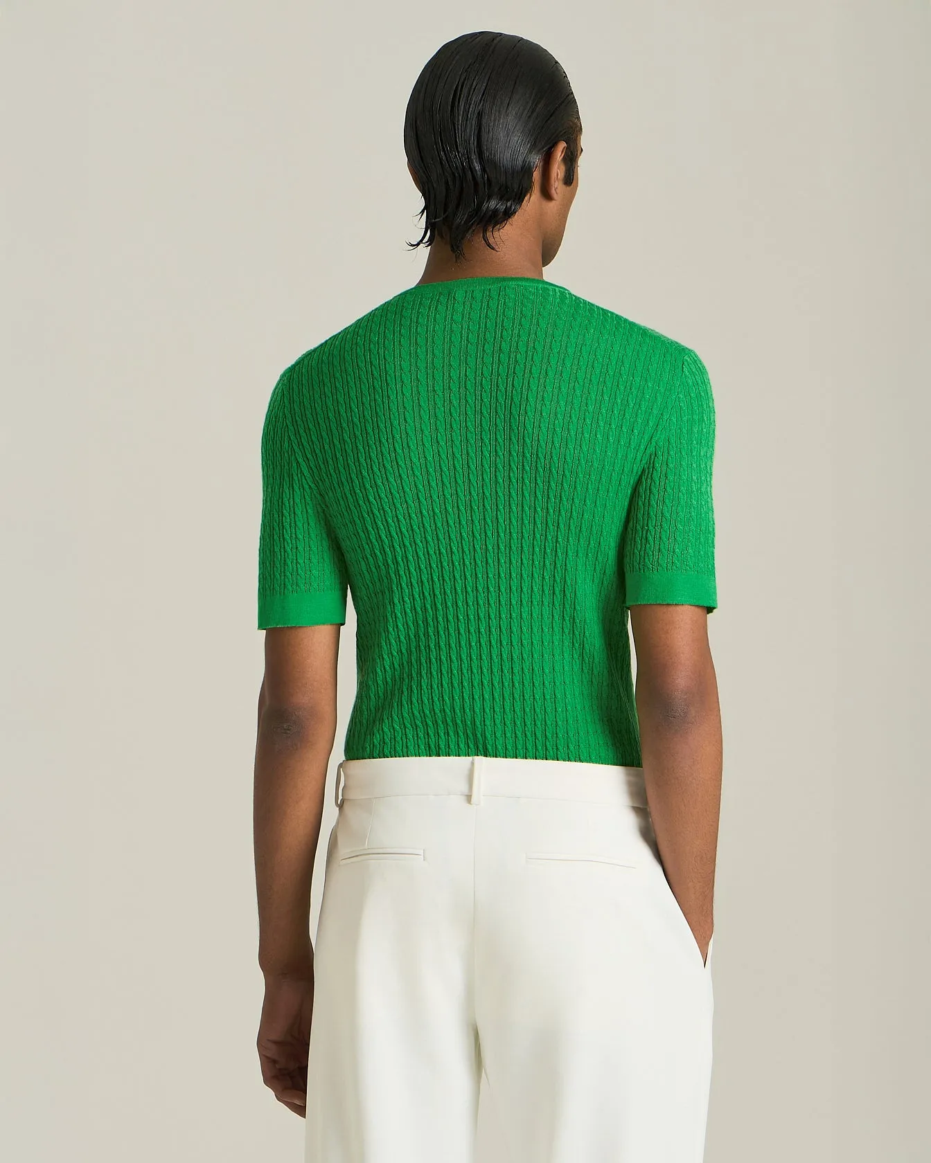 KNT DELUXE WOOL AND SILK SWEATER sold by Kiton product image thumbnail 3