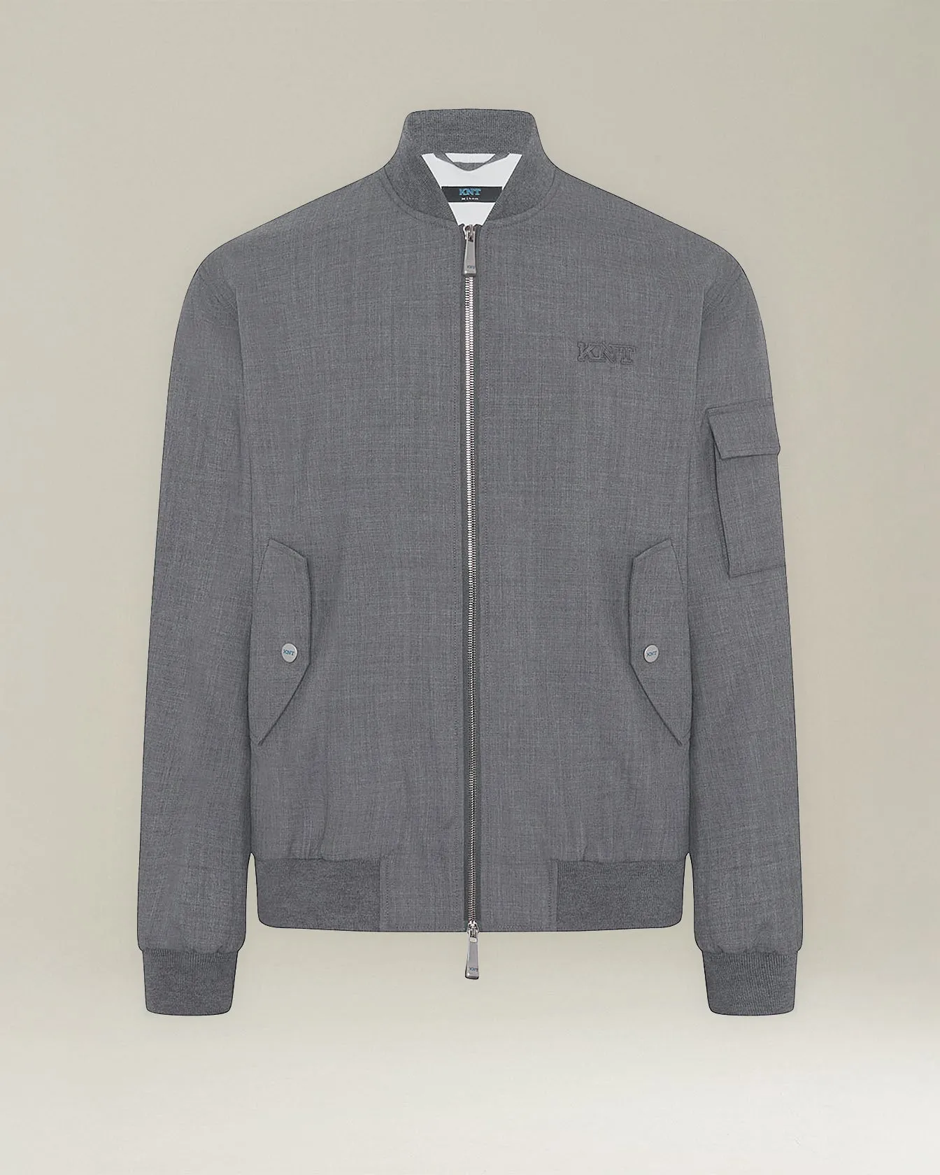 KNT WOOL BOMBER JACKET sold by Kiton