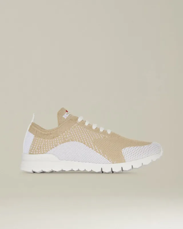 TWO-TONE KNIT FIT SNEAKERS sold by Kiton