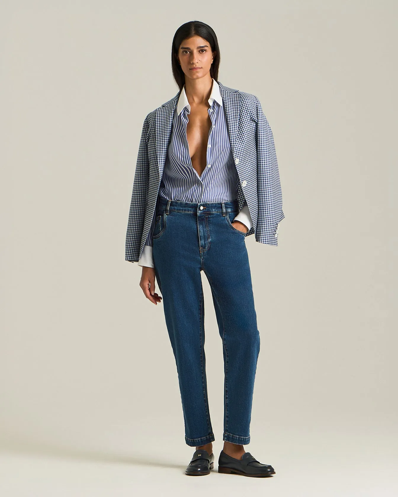 TAILORED CARROT JEANS sold by Kiton product image thumbnail 5