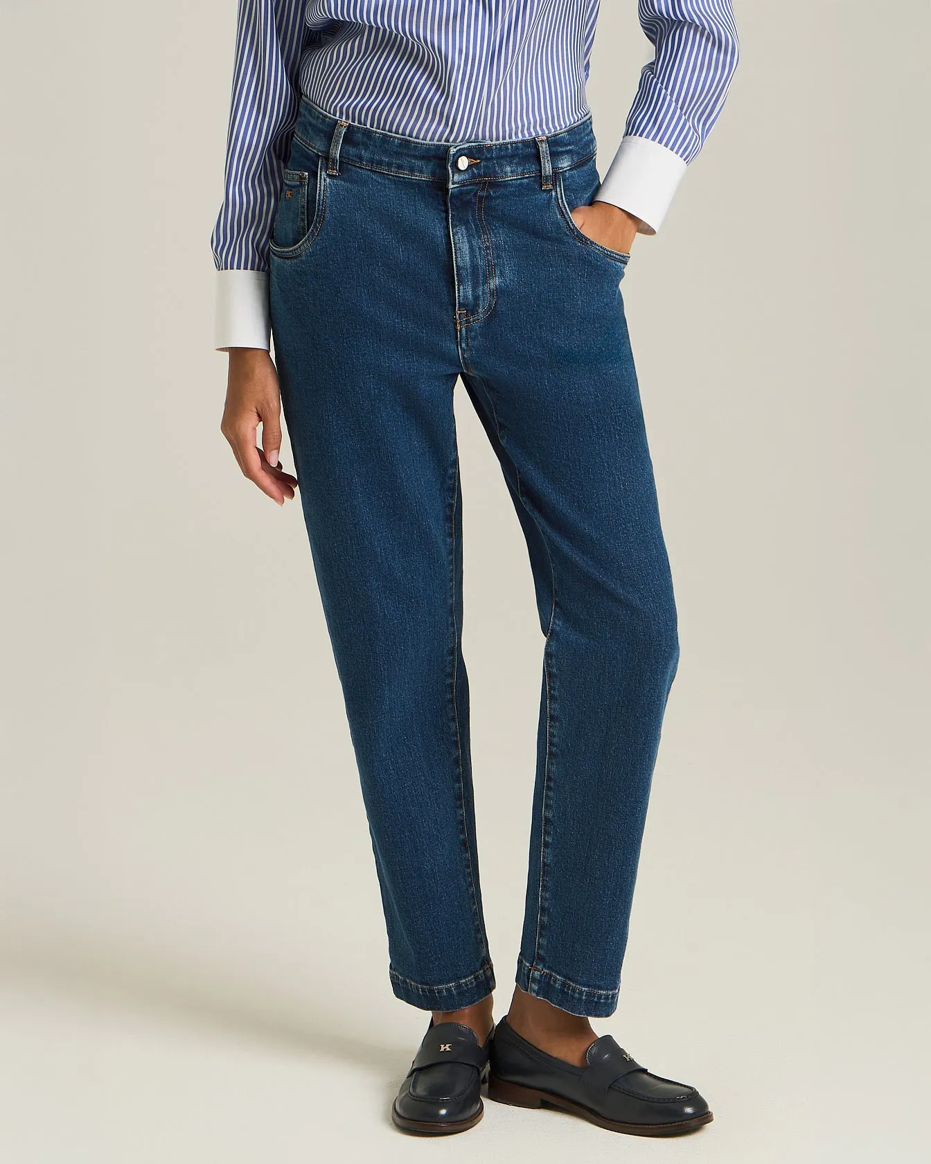 TAILORED CARROT JEANS sold by Kiton product image thumbnail 2