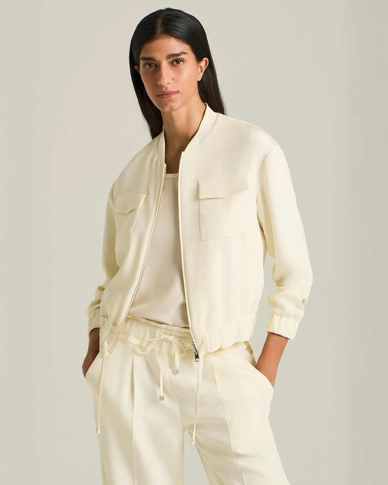 SILK BOMBER JACKET sold by Kiton product image thumbnail 4