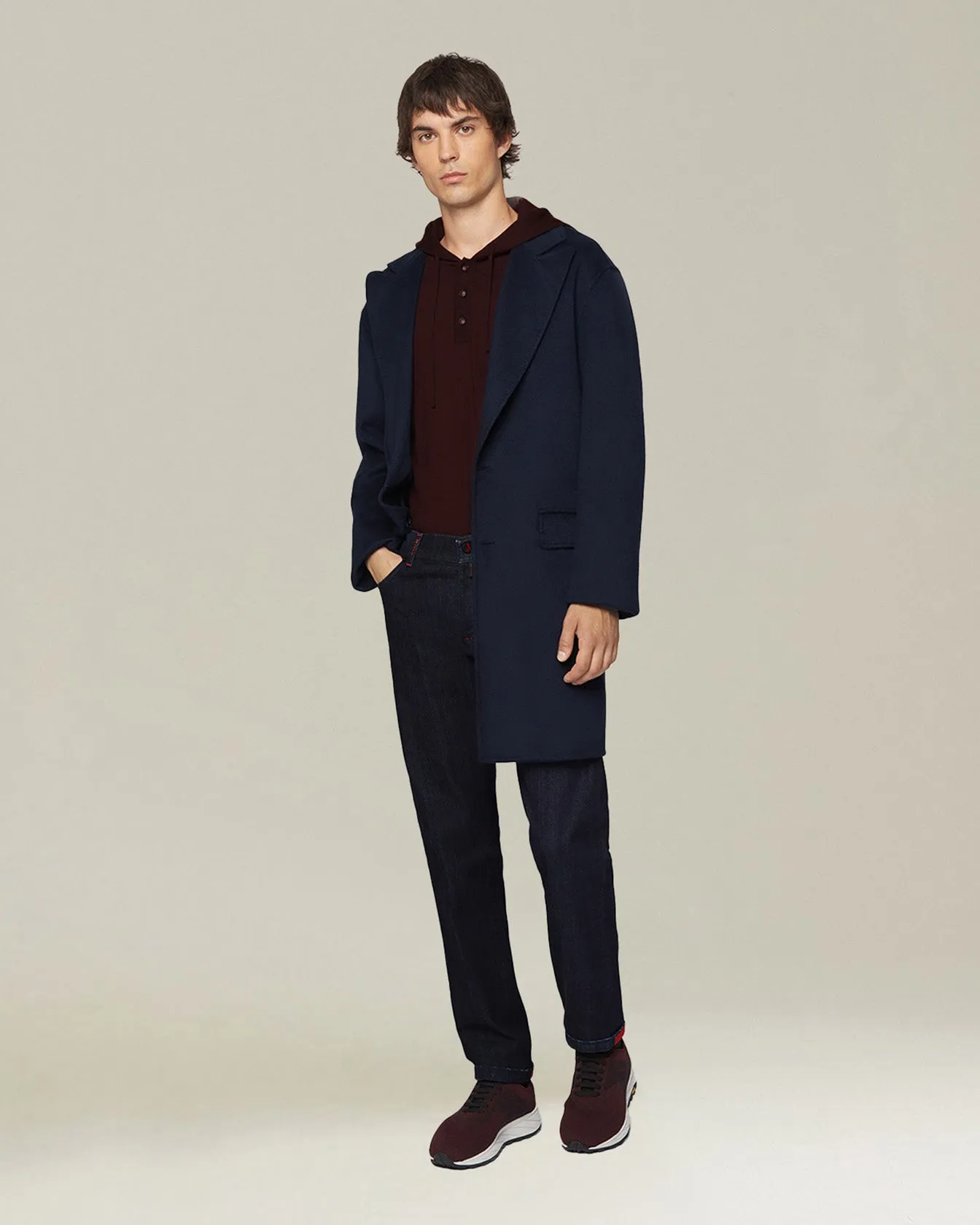 CASHMERE DOUBLE CLOTH COAT sold by Kiton product image thumbnail 5