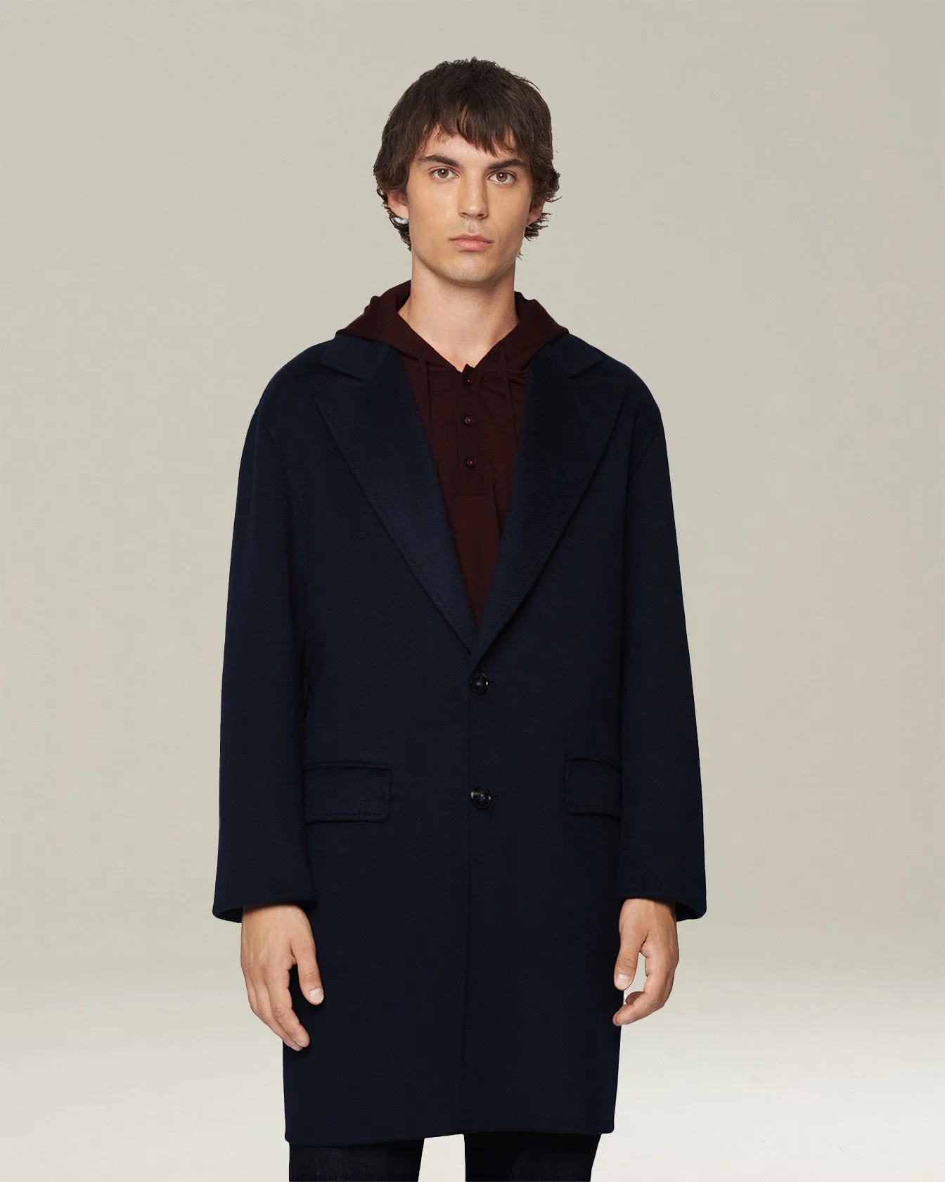 CASHMERE DOUBLE CLOTH COAT sold by Kiton product image thumbnail 2