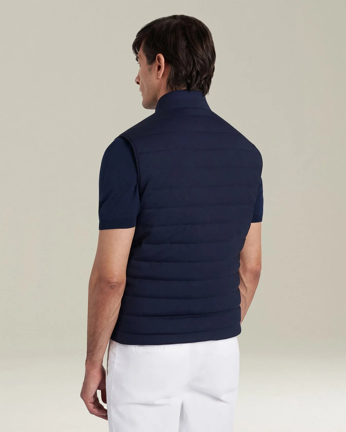 SLEVELESS BLOUSON VIRGIN WOOL sold by Kiton product image thumbnail 3