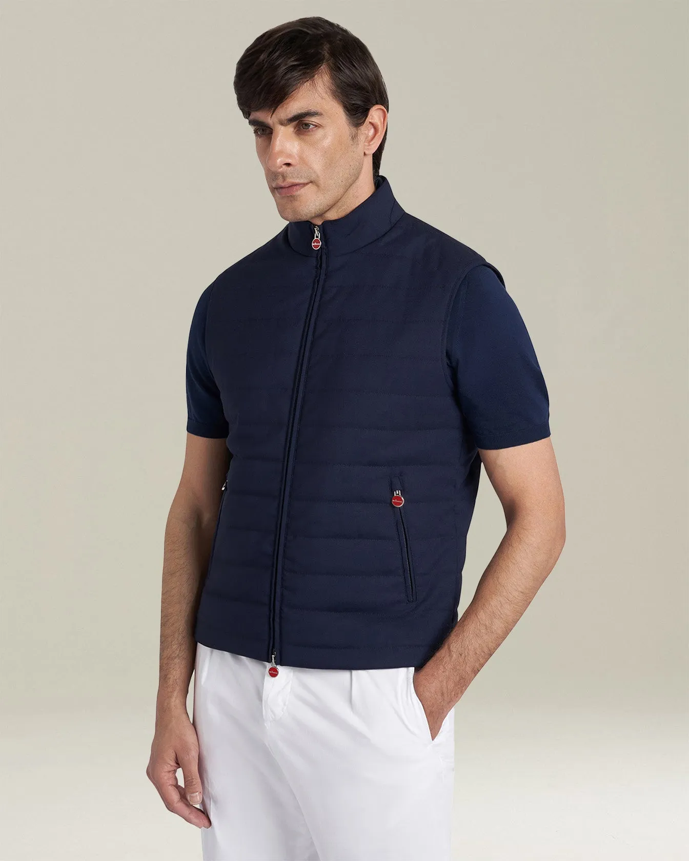 SLEVELESS BLOUSON VIRGIN WOOL sold by Kiton product image thumbnail 2