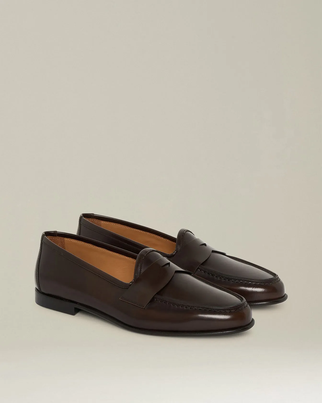 BRUSHED CALFSKIN LOAFER sold by Kiton product image thumbnail 5