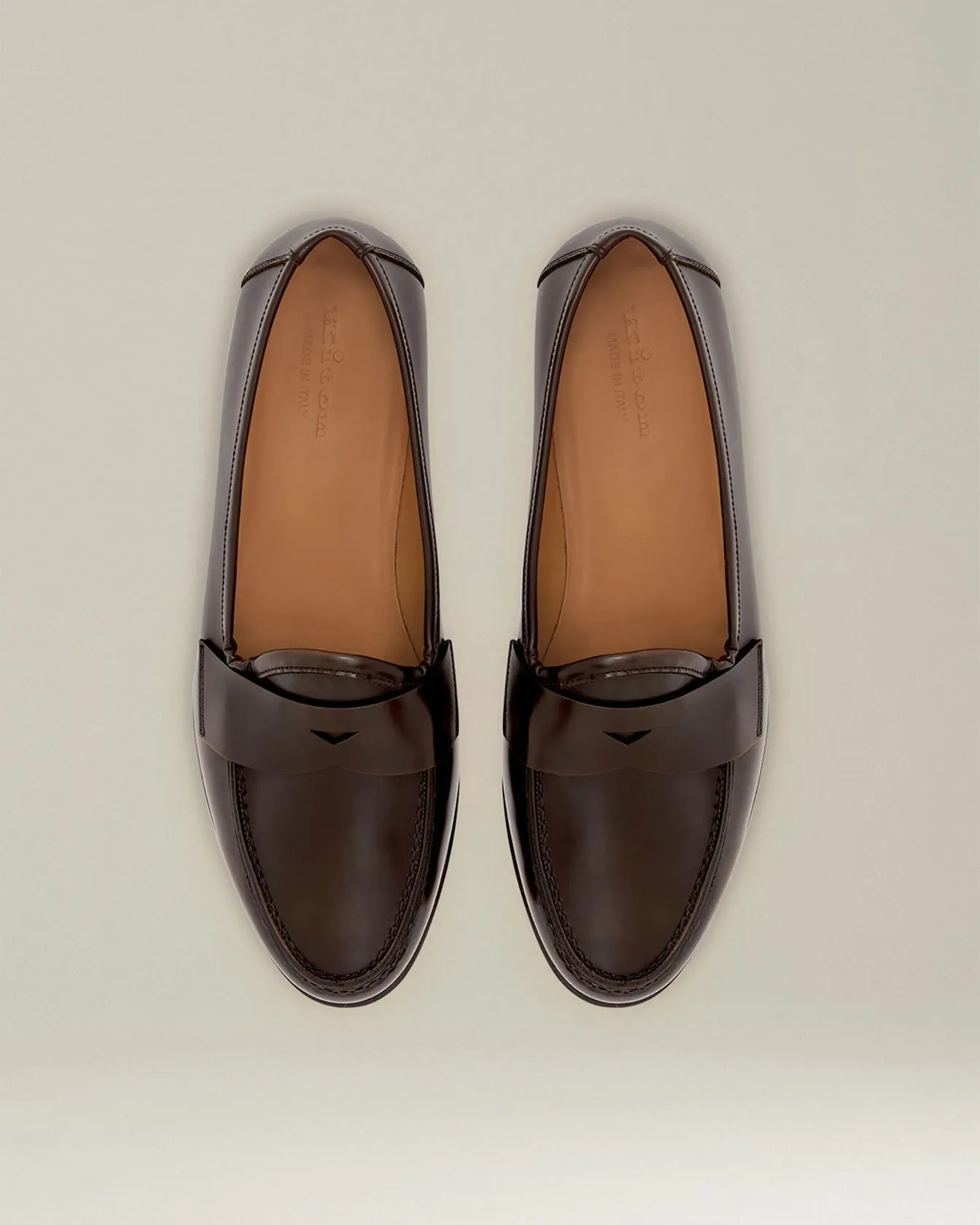 BRUSHED CALFSKIN LOAFER sold by Kiton product image thumbnail 2